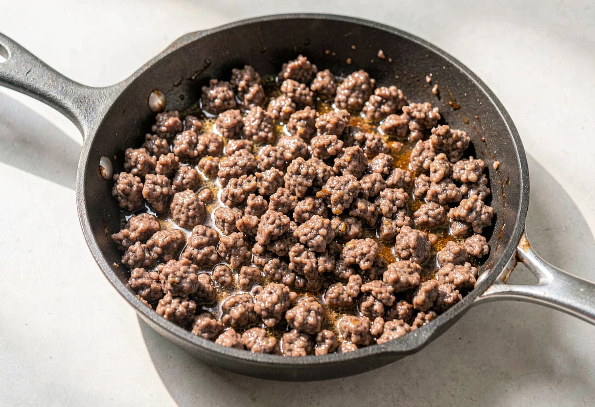 80/20 Ground Beef (Cooked)