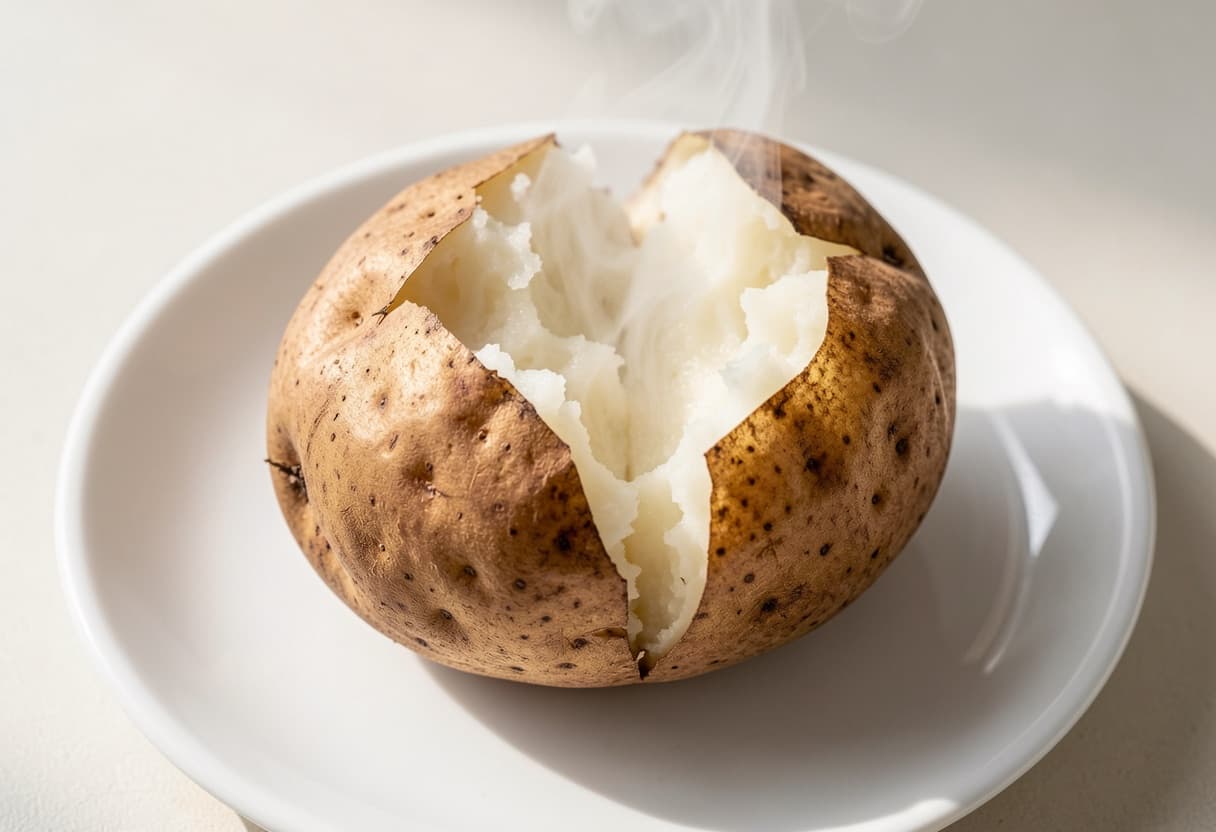 A Large Russet Potato