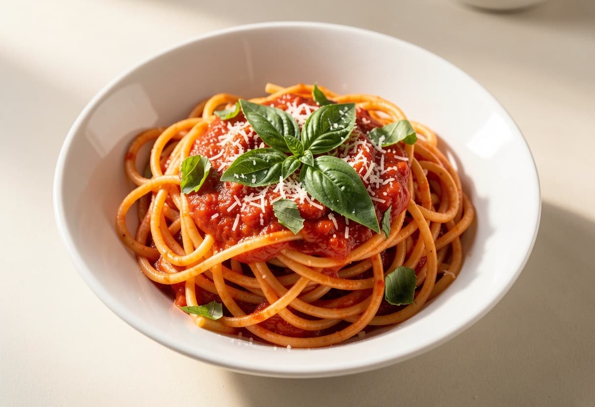 Spaghetti with Marinara Sauce