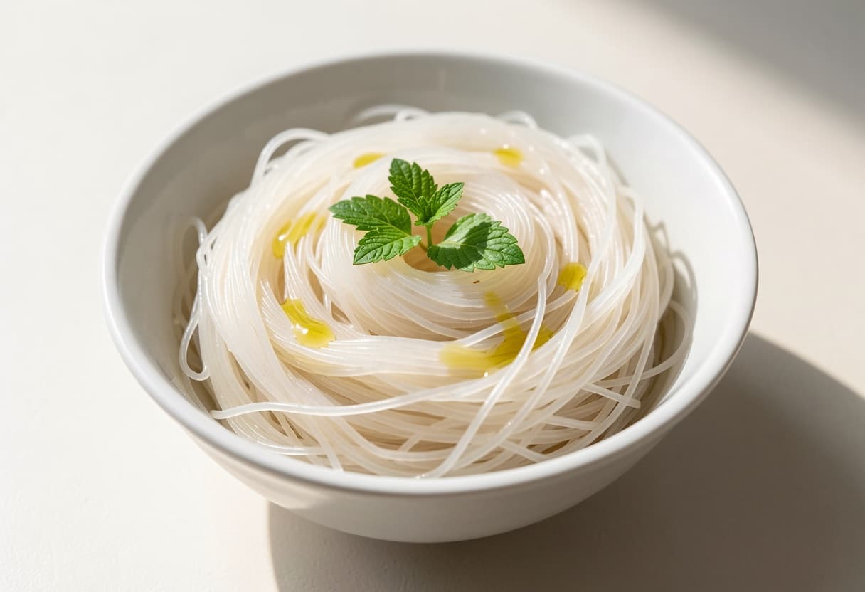 Vermicelli Rice Noodles (Cooked)