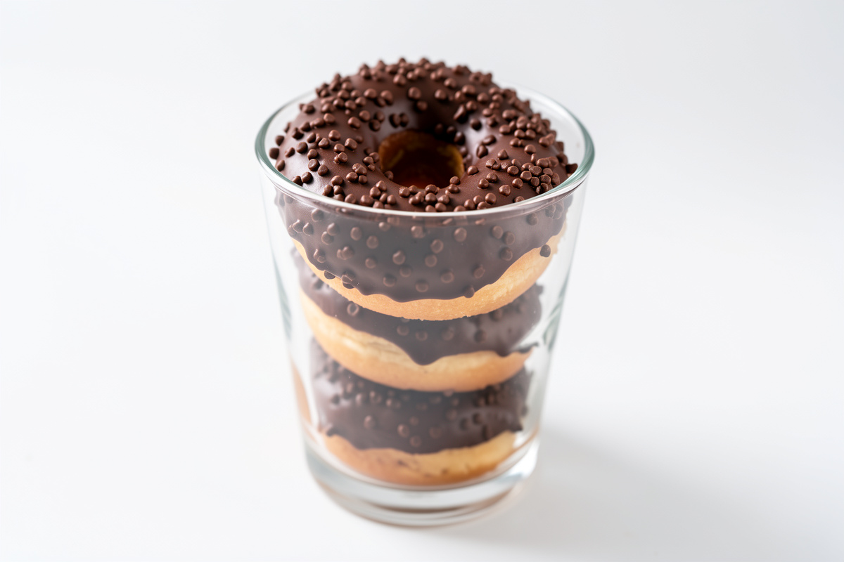 Chocolate Frosted Donut Dunkin