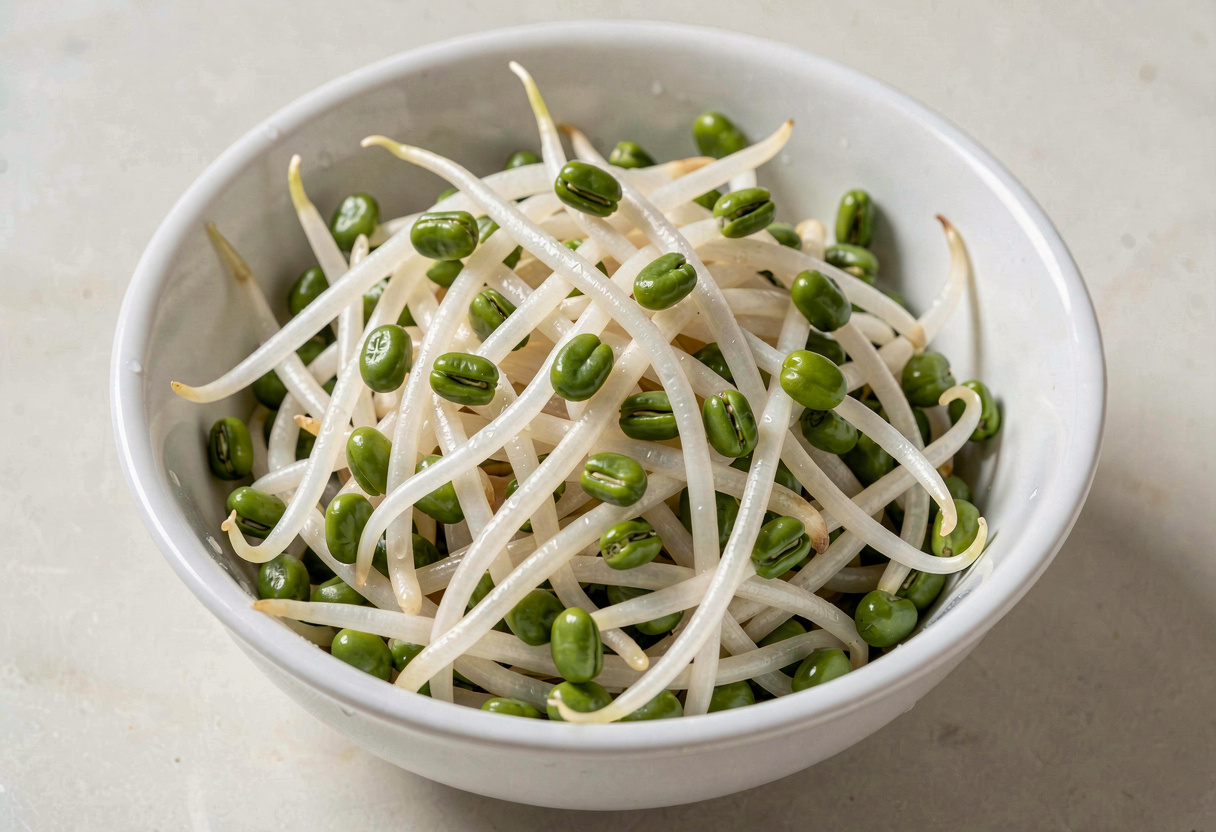 Mung Bean Sprouts, Raw
