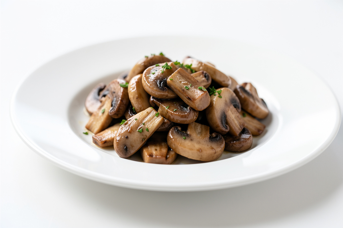 Mushrooms Cooked