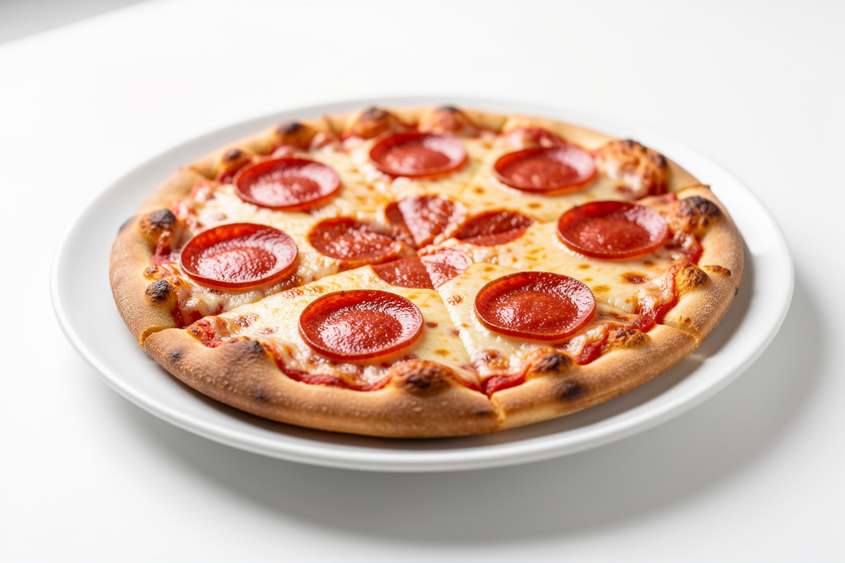 Thin Crust Pepperoni Pizza